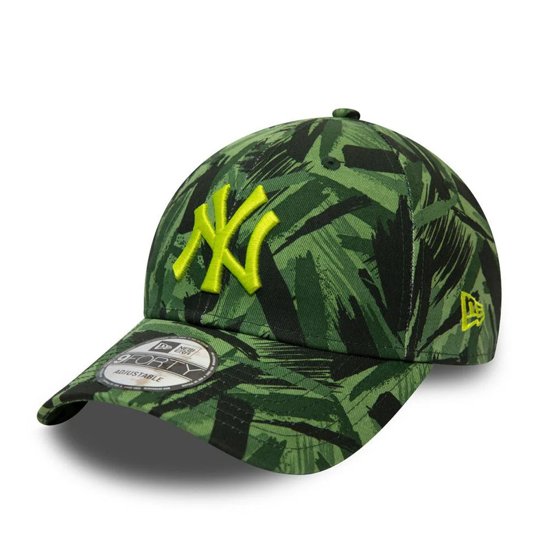 New Era Camo New York Yankees Cap - Green - قبعة